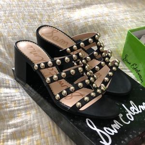 Sam Edelman studded sandal heel